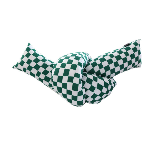 Bea Homes – Checked Oversized Pillow