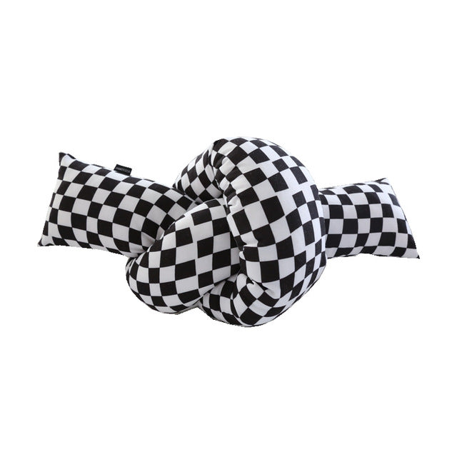 Bea Homes – Checked Oversized Pillow