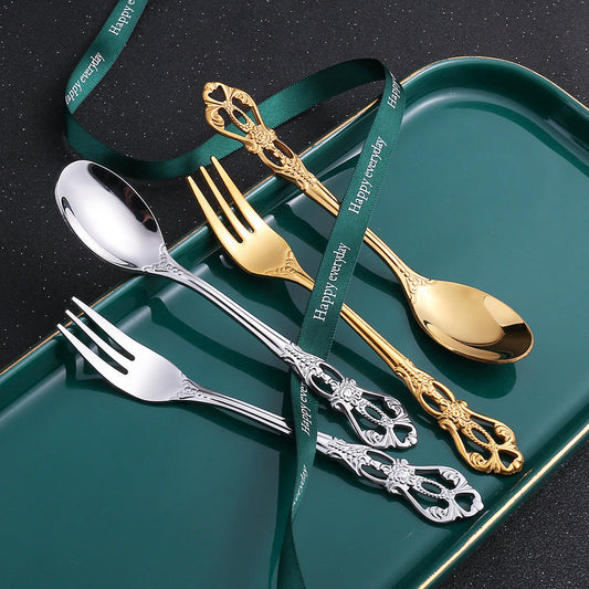 Bea Homes – Hollow Dessert Spoon Set