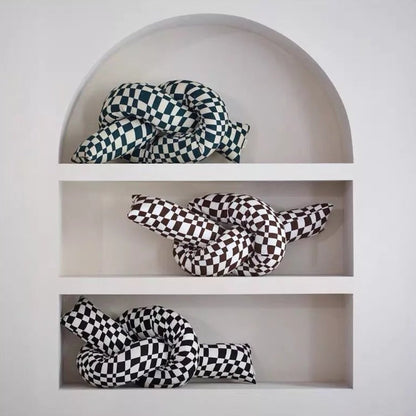 Bea Homes – Checked Oversized Pillow