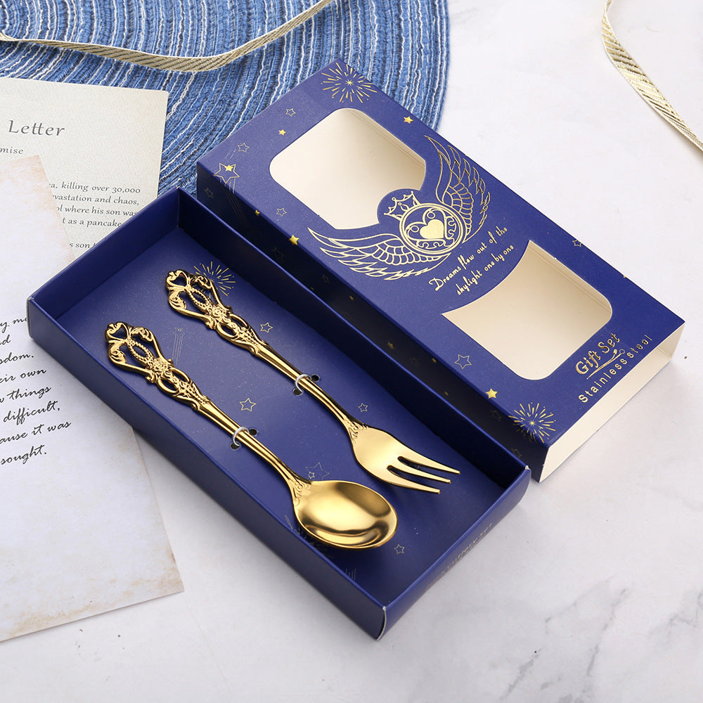 Bea Homes – Hollow Dessert Spoon Set