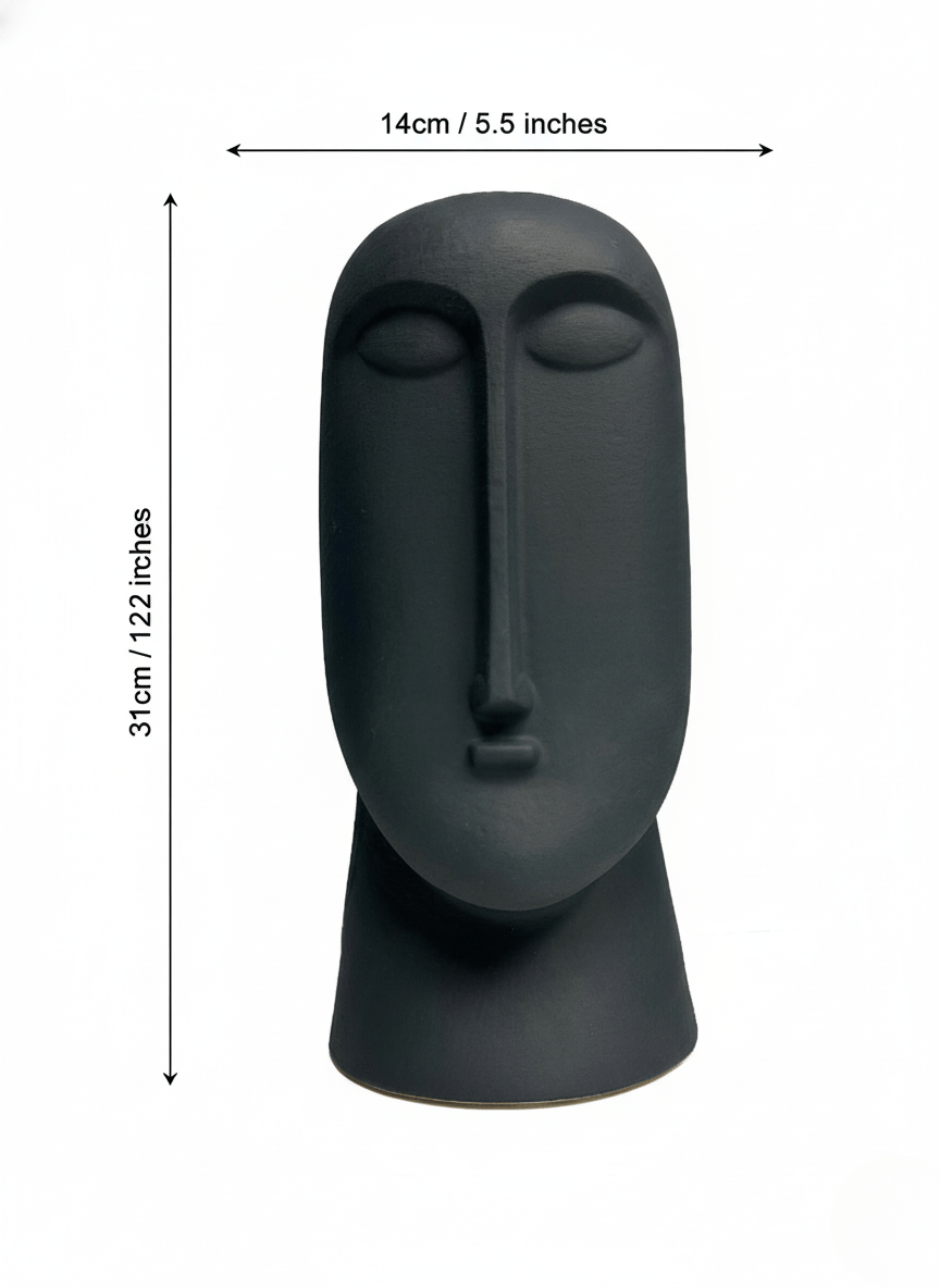 Bea Homes - Abstract Face Ceramic Vase to Elevate Your Space with Modern Minimalism - Bea Homes