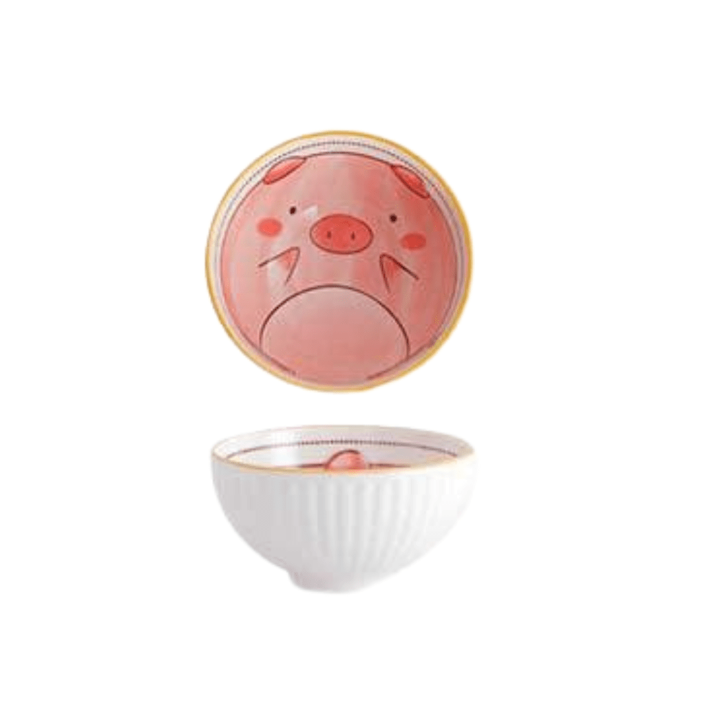Bea Homes - Animal Cartoon Ceramic Bowl for Playful Dining Décor - Bea Homes