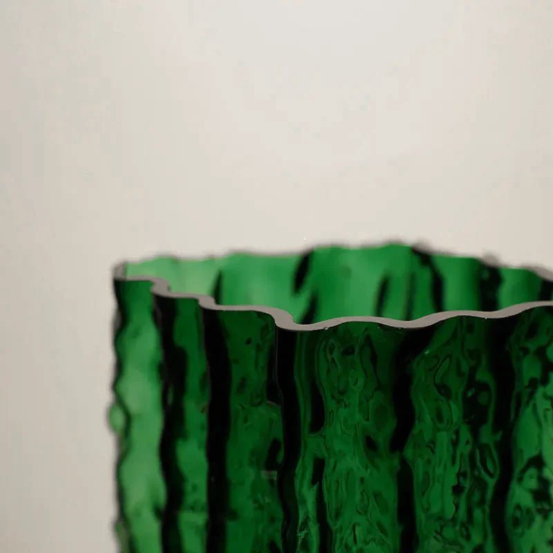 Bea Homes – Arctic Textured Glass Vase - Bea Homes