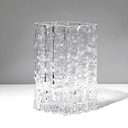 Bea Homes – Arctic Textured Glass Vase - Bea Homes