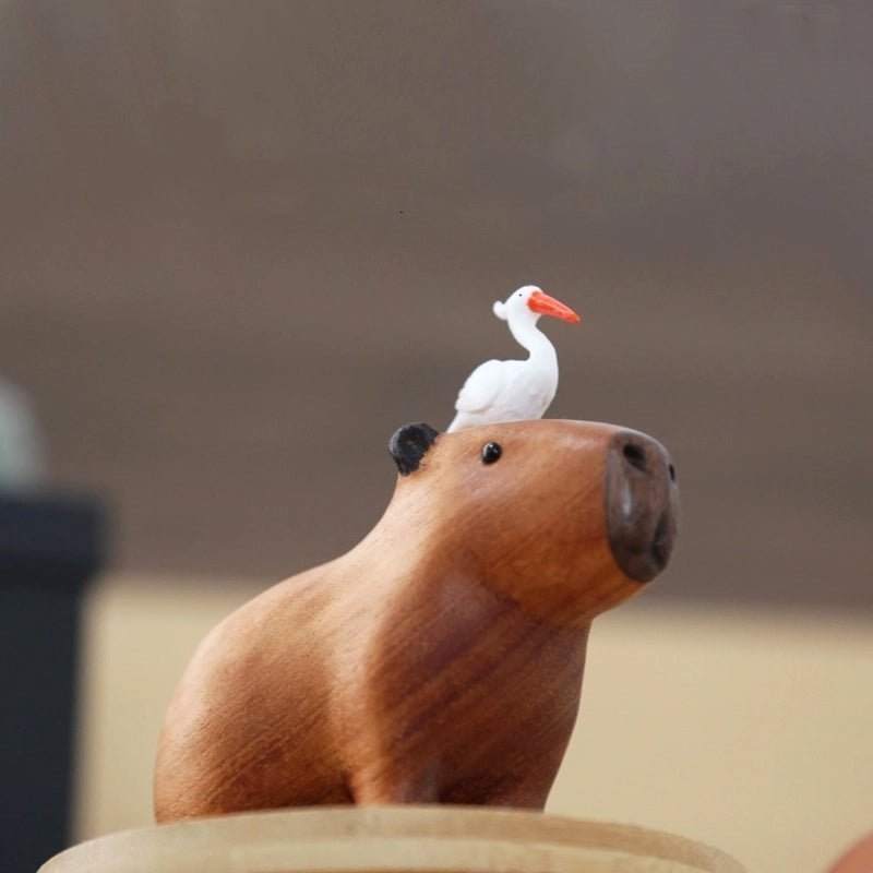 Bea Homes - Charming Capybara Wooden Ornament for a Whimsical Touch - Bea Homes