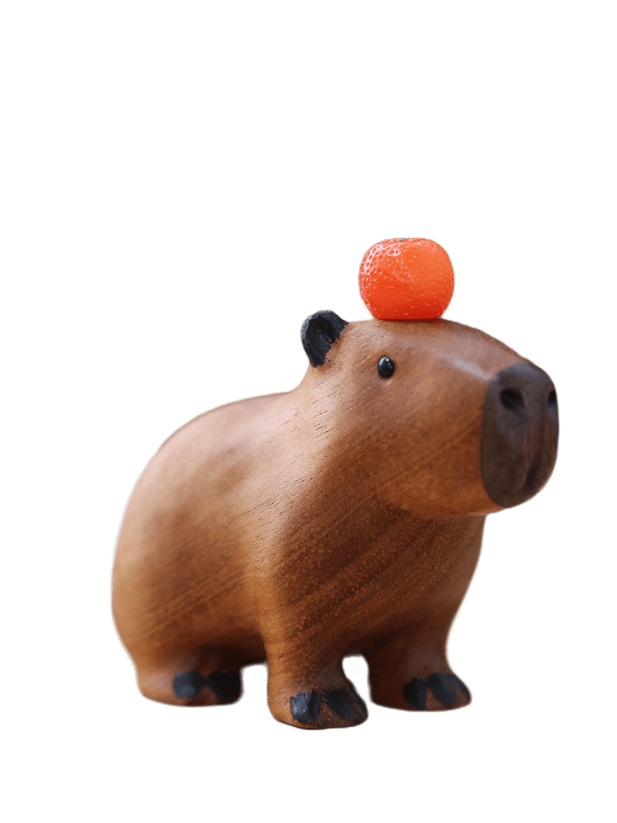Bea Homes - Charming Capybara Wooden Ornament for a Whimsical Touch - Bea Homes