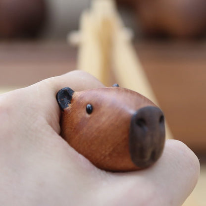 Bea Homes - Charming Capybara Wooden Ornament for a Whimsical Touch - Bea Homes