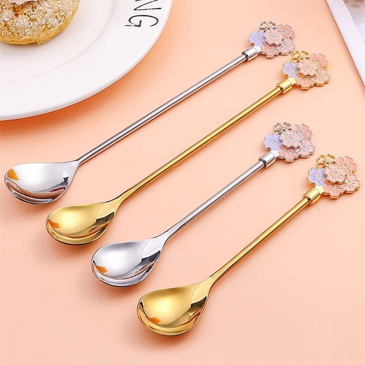 Bea Homes – Cherry Blossom Spoon Set - Bea Homes