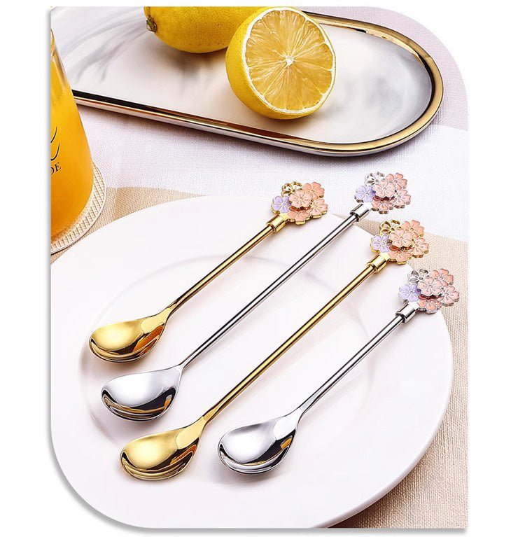 Bea Homes – Cherry Blossom Spoon Set - Bea Homes