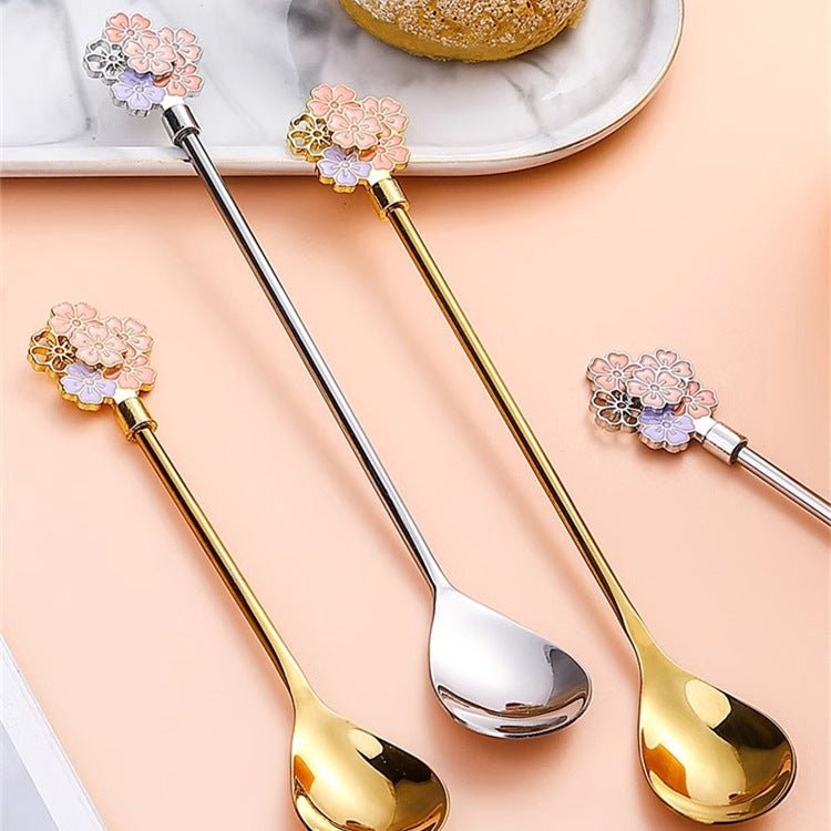Bea Homes – Cherry Blossom Spoon Set - Bea Homes