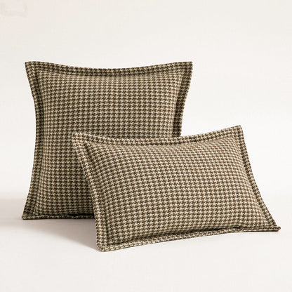 Bea Homes - Classic Houndstooth Pillow Cover for a Timeless Touch - Bea Homes
