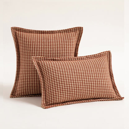 Bea Homes - Classic Houndstooth Pillow Cover for a Timeless Touch - Bea Homes