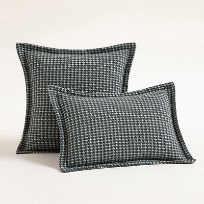Bea Homes - Classic Houndstooth Pillow Cover for a Timeless Touch - Bea Homes