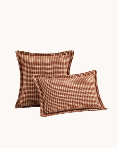Bea Homes - Classic Houndstooth Pillow Cover for Timeless Elegance - Bea Homes