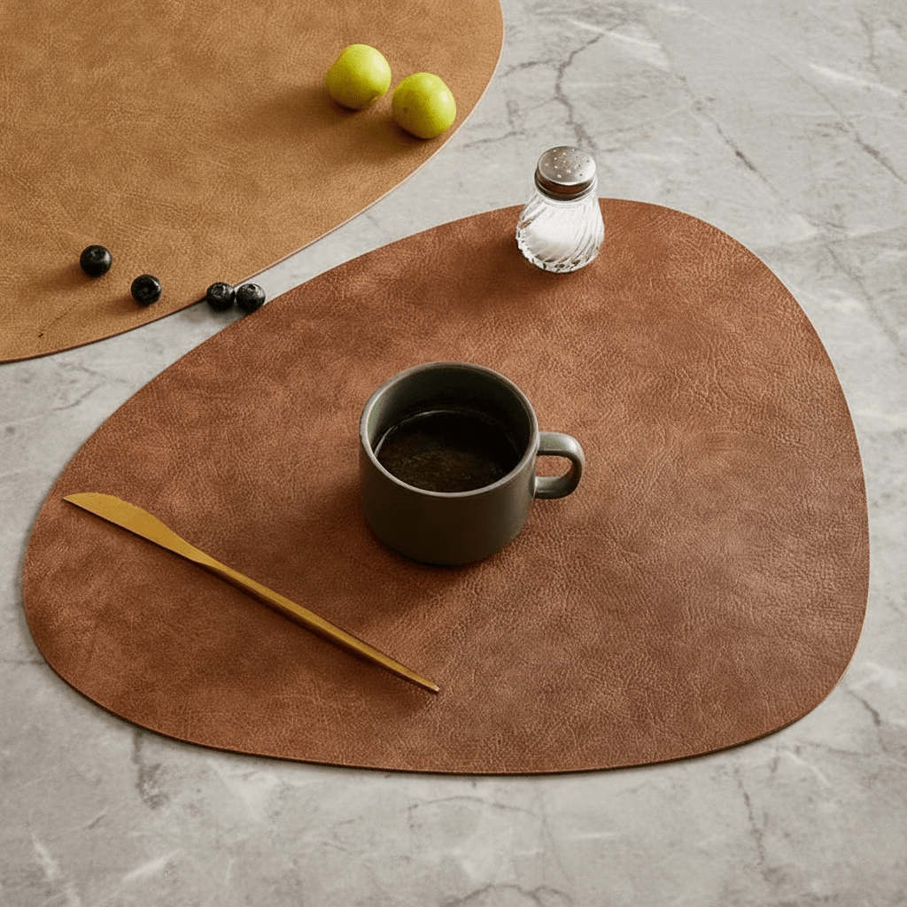 Bea Homes - Classic Leather Coaster for Luxurious and Cozy Dining - Bea Homes