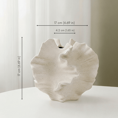 Bea Homes - Contemporary Frosted Ceramic Vase for a Stylish Touch - Bea Homes
