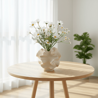 Bea Homes - Contemporary Frosted Ceramic Vase for a Stylish Touch - Bea Homes