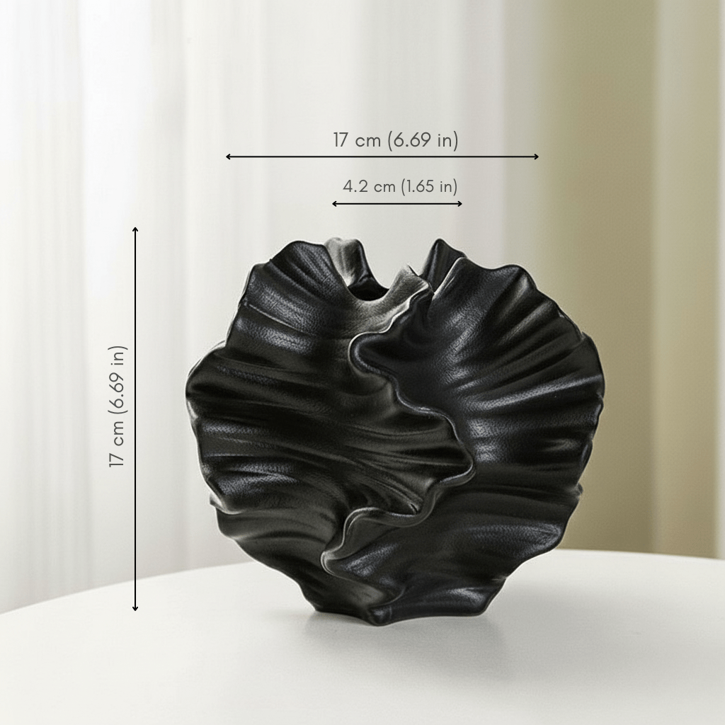 Bea Homes - Contemporary Frosted Ceramic Vase for a Stylish Touch - Bea Homes