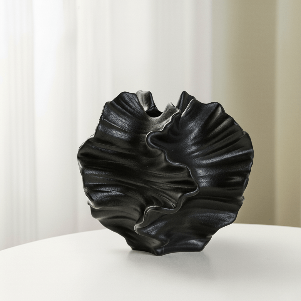 Bea Homes - Contemporary Frosted Ceramic Vase for a Stylish Touch - Bea Homes