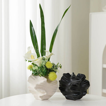 Bea Homes - Contemporary Frosted Ceramic Vase for a Stylish Touch - Bea Homes