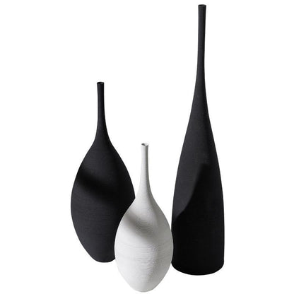 Bea Homes - Contemporary Tall Ceramic Vase for Timeless Elegance Home Decor - Bea Homes