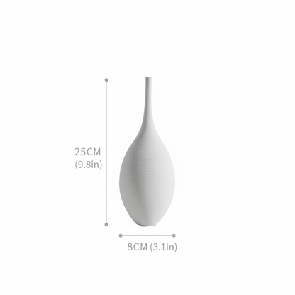 Bea Homes - Contemporary Tall Ceramic Vase for Timeless Elegance Home Decor - Bea Homes
