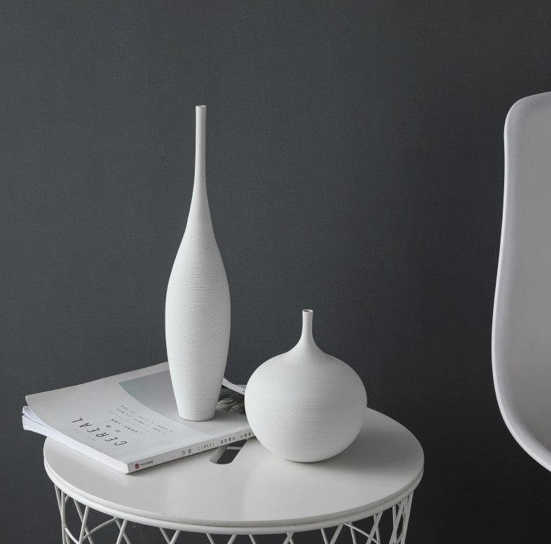 Bea Homes - Contemporary Tall Ceramic Vase for Timeless Elegance Home Decor - Bea Homes