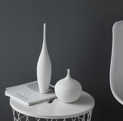 Bea Homes - Contemporary Tall Ceramic Vase for Timeless Elegance Home Decor - Bea Homes