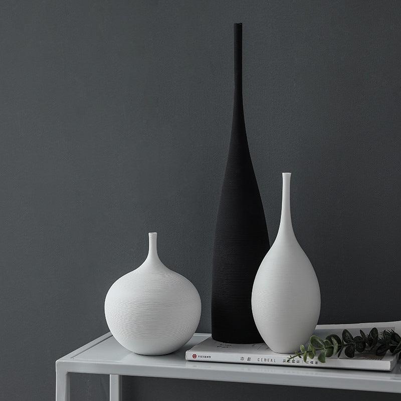 Bea Homes - Contemporary Tall Ceramic Vase for Timeless Elegance Home Decor - Bea Homes