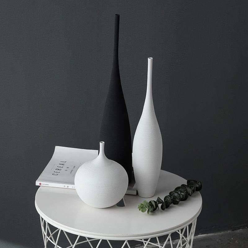 Bea Homes - Contemporary Tall Ceramic Vase for Timeless Elegance Home Decor - Bea Homes