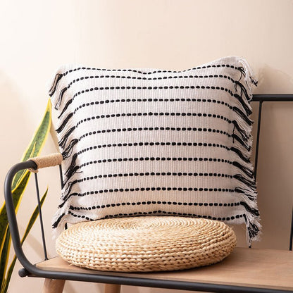 Bea Homes – Contrast Stitch Pillow Cover - Bea Homes