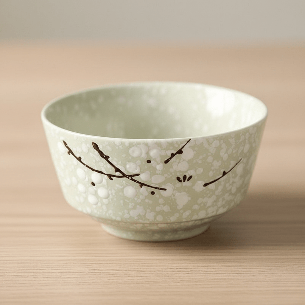 Bea Homes - Elegant Cherry Blossom Rice Bowl for Exquisite Dining - Bea Homes
