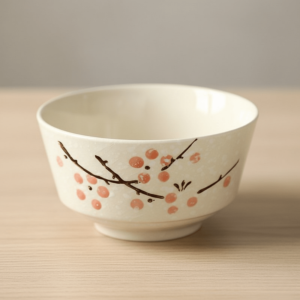 Bea Homes - Elegant Cherry Blossom Rice Bowl for Exquisite Dining - Bea Homes