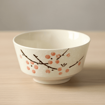 Bea Homes - Elegant Cherry Blossom Rice Bowl for Exquisite Dining - Bea Homes