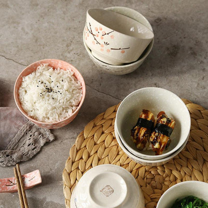 Bea Homes - Elegant Cherry Blossom Rice Bowl for Exquisite Dining - Bea Homes