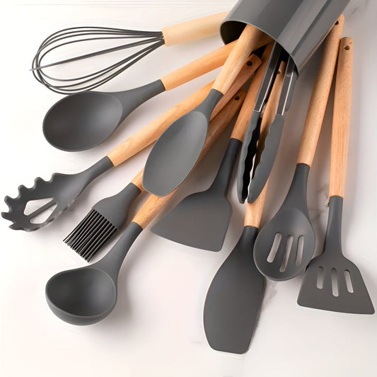 Bea Homes – Elegant Silicone Cooking Utensils Set for Effortless Culinary Style - Bea Homes