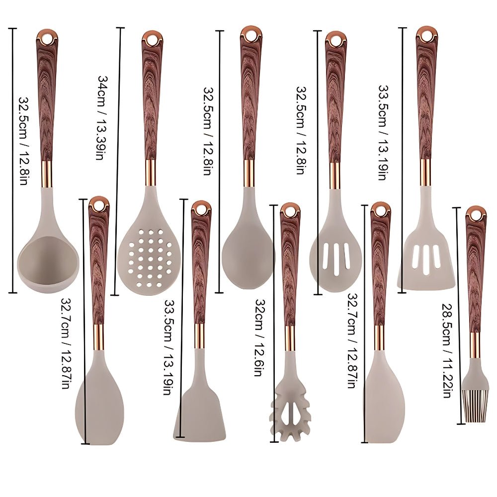 Bea Homes – Elegant Silicone Cooking Utensils Set for Effortless Style and a Calm, Modern Kitchen Ambiance - Bea Homes