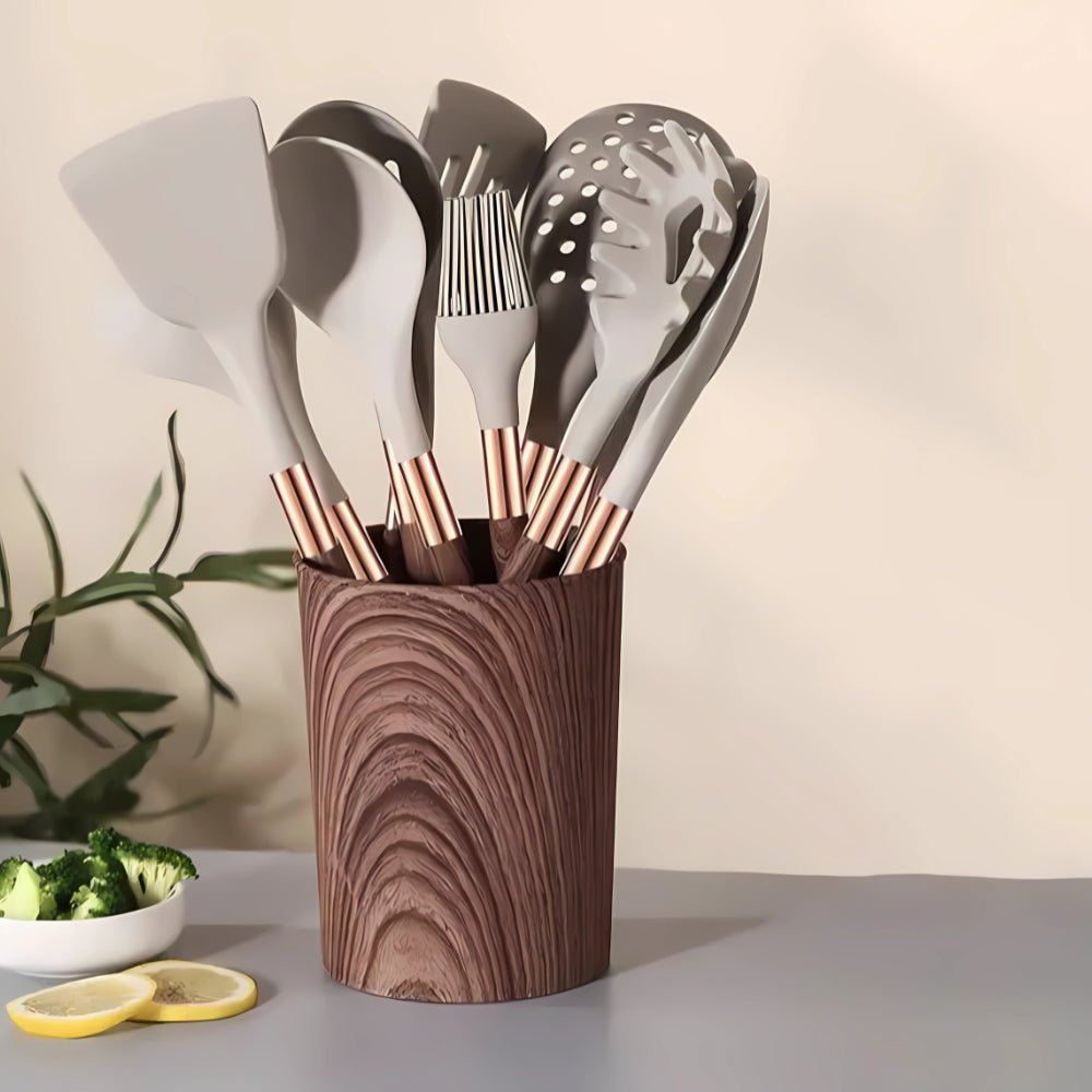 Bea Homes – Elegant Silicone Cooking Utensils Set for Effortless Style and a Calm, Modern Kitchen Ambiance - Bea Homes