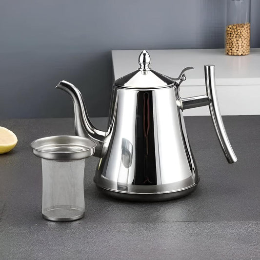Bea Homes – Elegant Stainless Steel Kettle with Integrated Filter for Effortless Brewing Style - Bea Homes