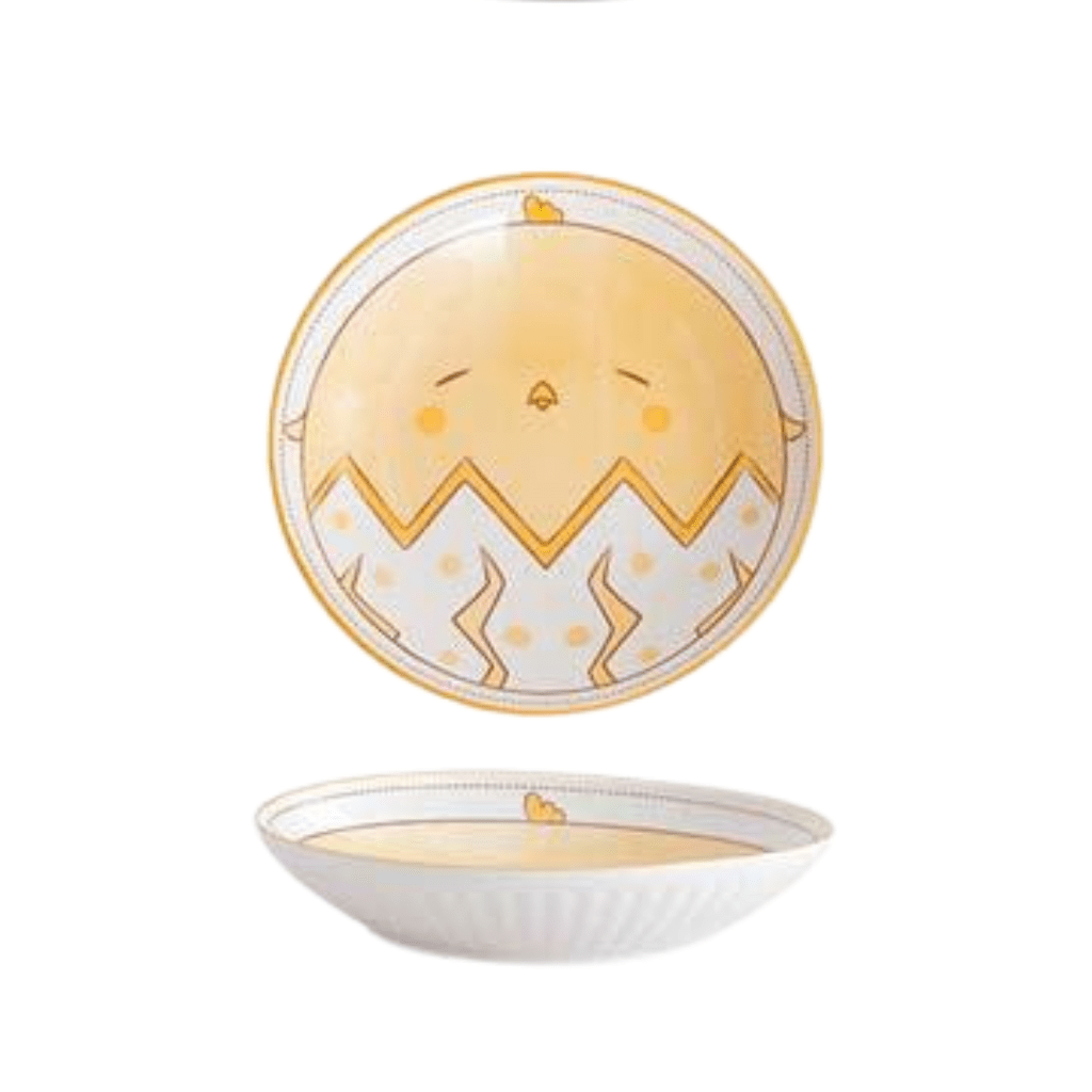 Bea Homes - Hand - Painted Animal Cartoon Ceramic Plates for Playful Dining Experience - Bea Homes