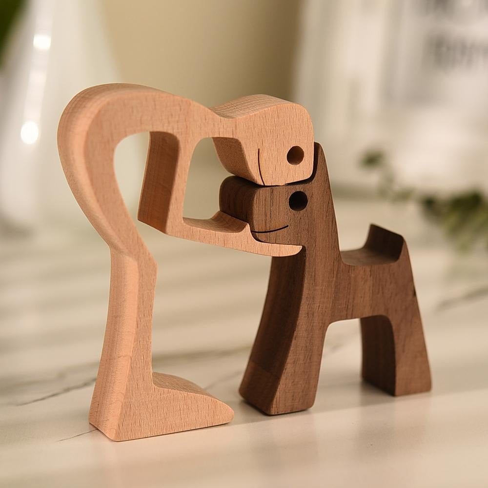 Bea Homes - Handmade Wooden Sculpture for Dogs - Perfect for Your Pet's Stylish Decor - Bea Homes