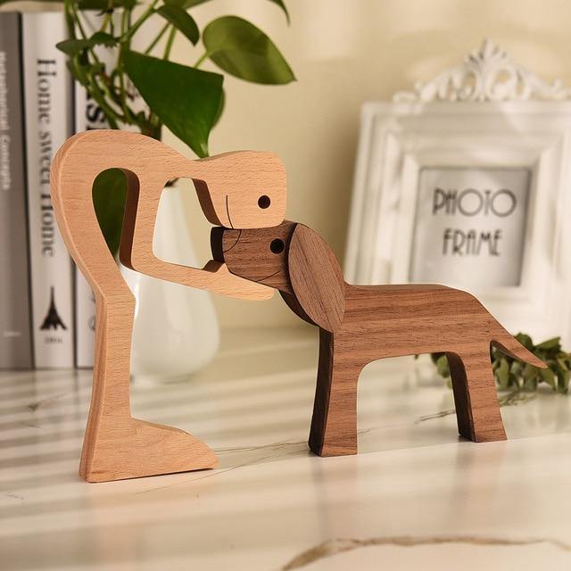 Bea Homes - Handmade Wooden Sculpture for Dogs - Perfect for Your Pet's Stylish Decor - Bea Homes