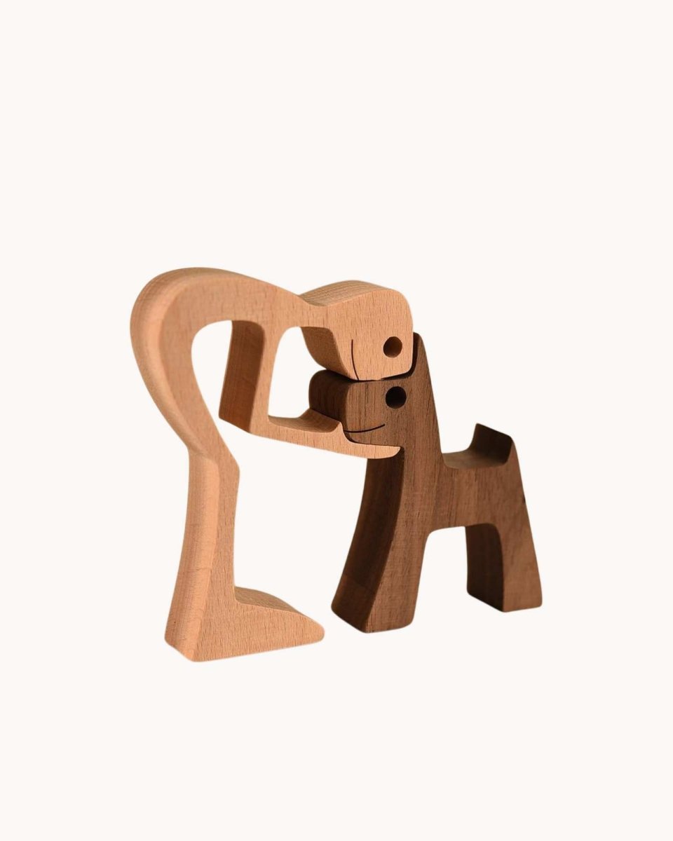 Bea Homes - Handmade Wooden Sculpture for Dogs - Perfect for Your Pet's Stylish Decor - Bea Homes