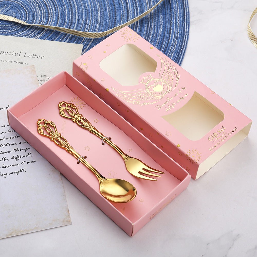 Bea Homes – Hollow Dessert Spoon Set - Bea Homes
