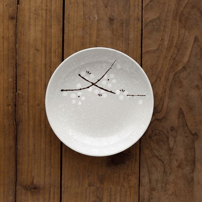 Bea Homes - Japanese Cherry Blossom Ceramic Plate for an Elegant Dining - Bea Homes