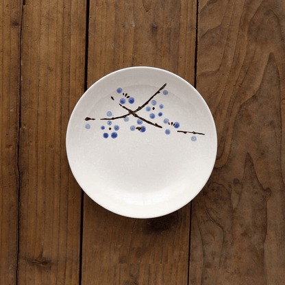 Bea Homes - Japanese Cherry Blossom Ceramic Plate for an Elegant Dining - Bea Homes