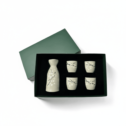 Bea Homes - Japanese Cherry Blossom Traditional Sake Drinkware Set - Bea Homes