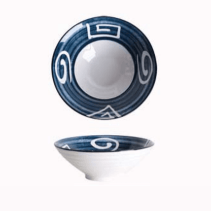 Bea Homes - Japanese Style Elegant Patterned Ceramic Bowl - Bea Homes