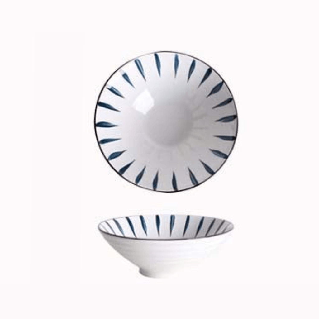 Bea Homes - Japanese Style Elegant Patterned Ceramic Bowl - Bea Homes